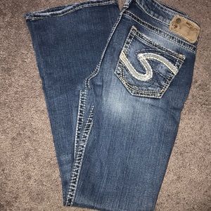 Silver jeans